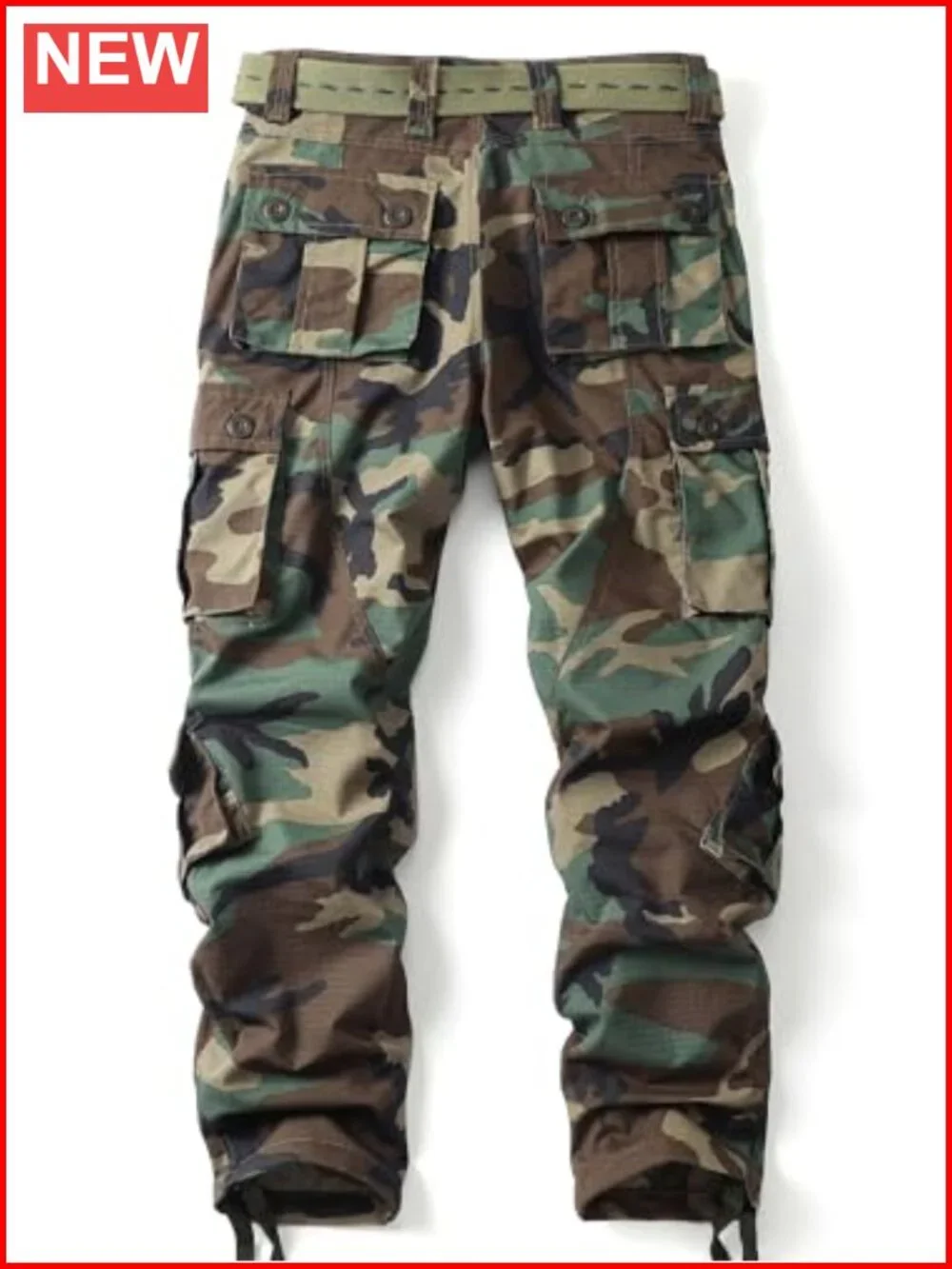 Ripstop Cargo Pants Men's Wild Army BDU Tactical Outdoor Trousers 8 Pockets